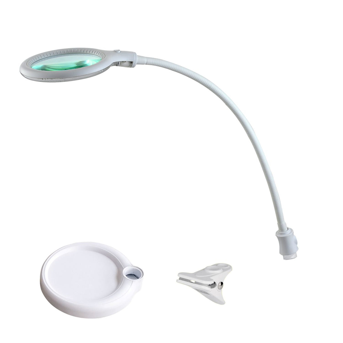 B-WARE - Lumeno 6803WS LED Klemmleuchte mit 32 SMD-LEDs, 6 Watt und 480 Lumen